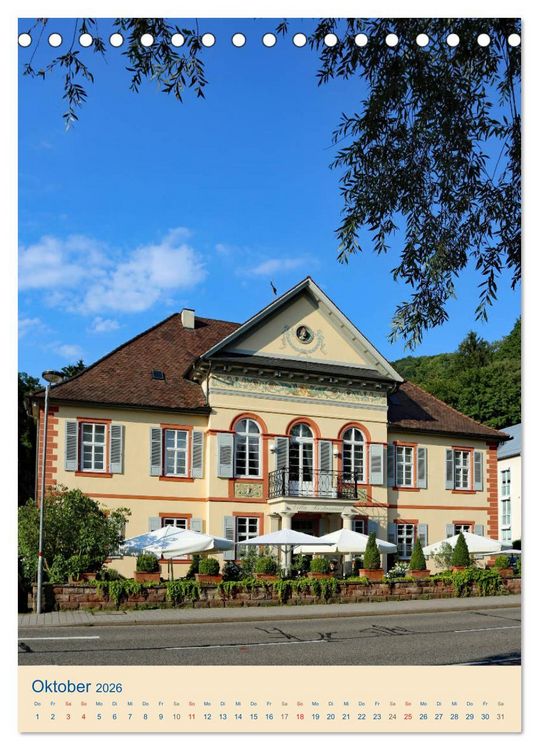 Produktbild: ETTLINGEN (Tischkalender 2026 DIN A5 hoch), CALVENDO Monatskalender