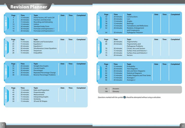 Produktbild: GCSE 9-1 Maths Foundation In A Week