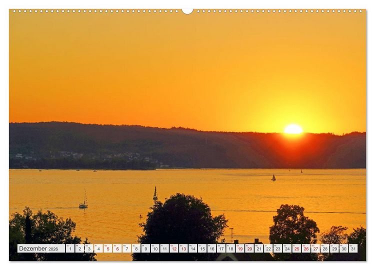 Produktbild: Bodensee - Traumlandschaften am Wasser (Wandkalender 2026 DIN A2 quer), CALVENDO Monatskalender