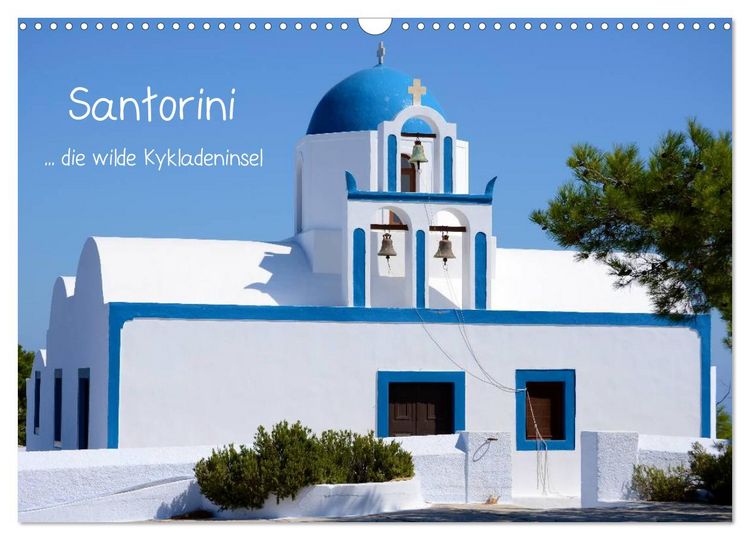 Produktbild: Santorini (Wandkalender 2026 DIN A3 quer), CALVENDO Monatskalender