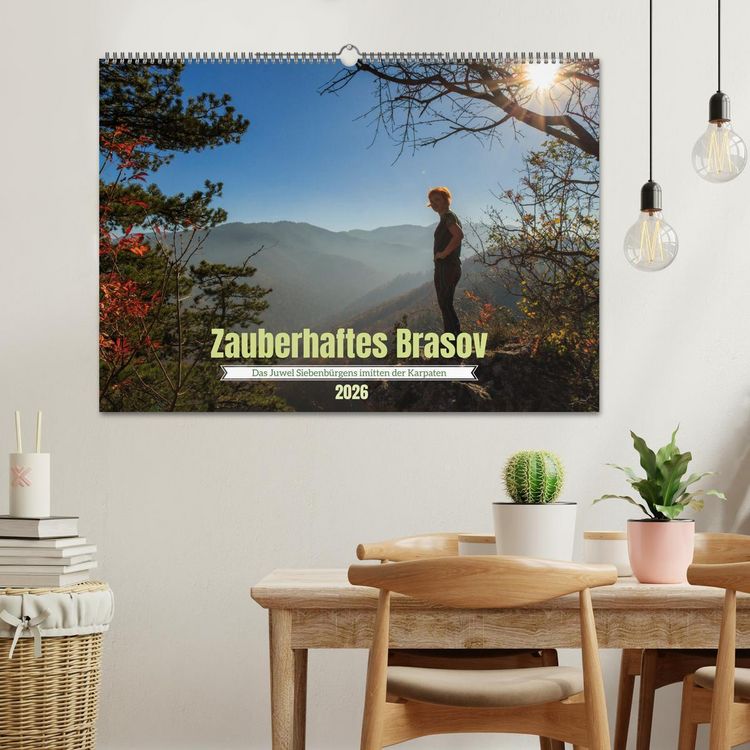 Produktbild: Zauberhaftes Brasov - Das Juwel Siebenb&uuml;rgens imitten der Karpaten (Wandkalender 2026 DIN A2 quer), CALVENDO Monatskalender