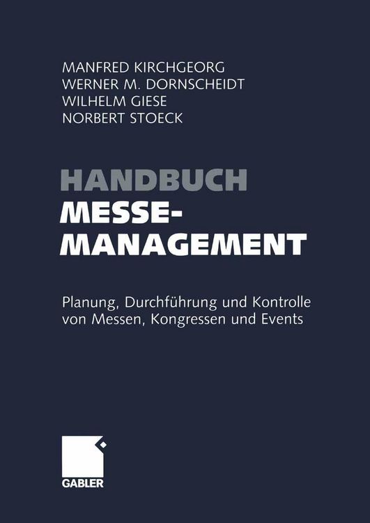 Produktbild: Handbuch Messemanagement