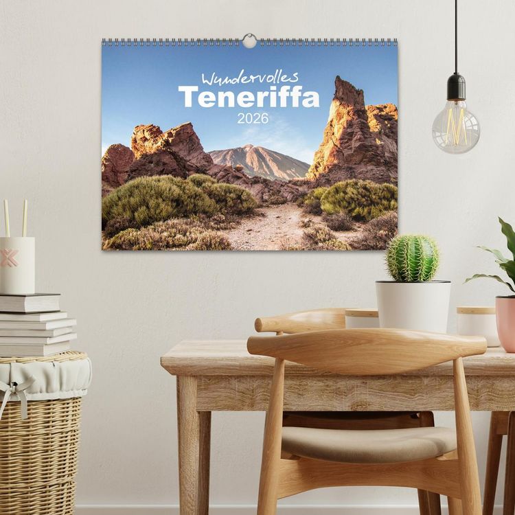 Produktbild: Wundervolles Teneriffa (Wandkalender 2026 DIN A3 quer), CALVENDO Monatskalender