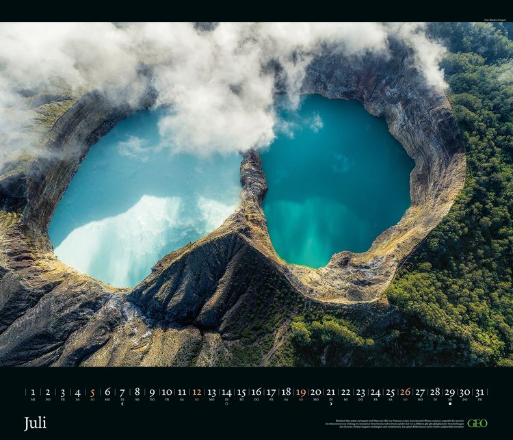 Produktbild: GEO Edition: Kräfte der Natur 2026 - Wand-Kalender - Poster-Kalender - 70x60