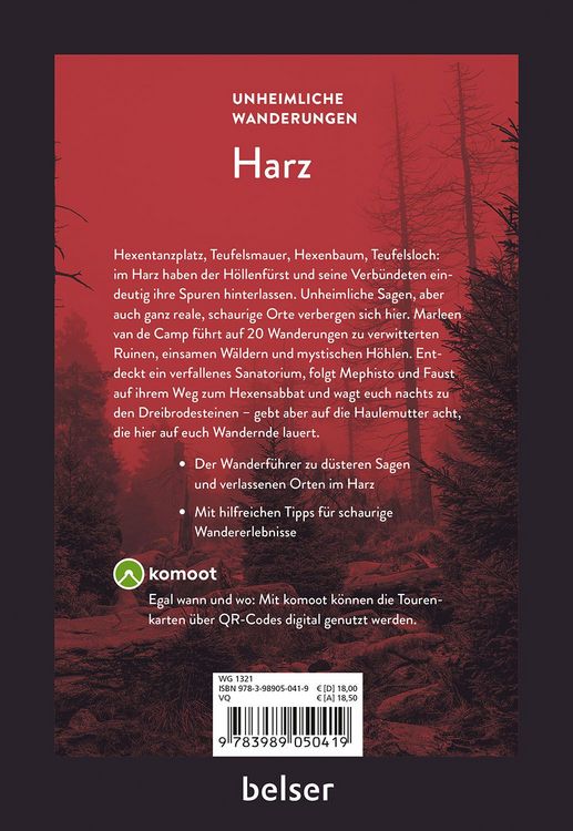 Produktbild: Unheimliche Wanderungen Harz