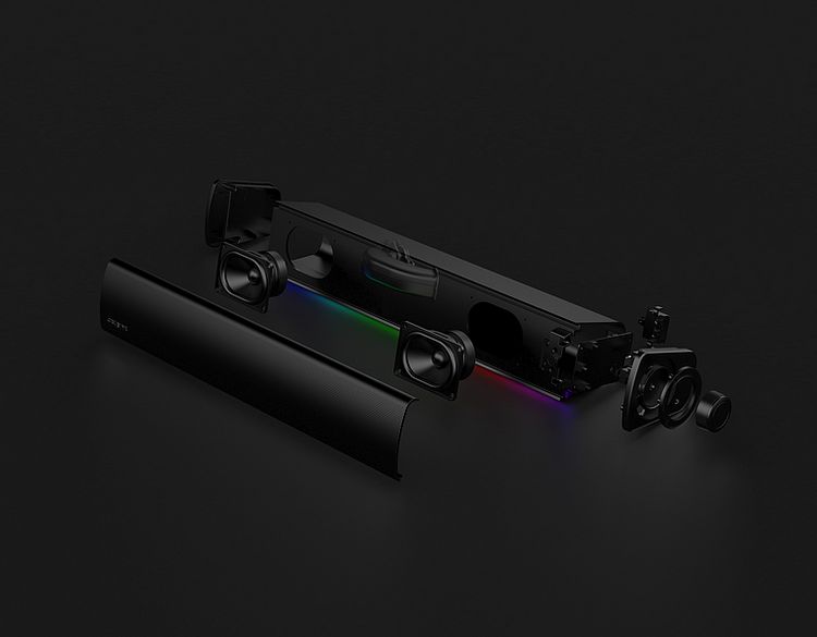 Produktbild: CREATIVE Sound Blaster GS3 Soundbar, Bluetooth 5.4, USB Audio, schwarz