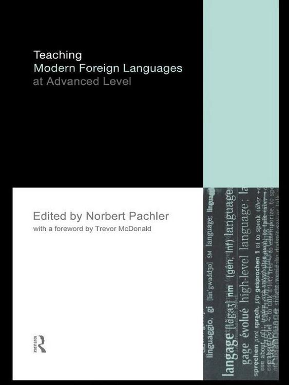Produktbild: Teaching Modern Foreign Languages at Advanced Level