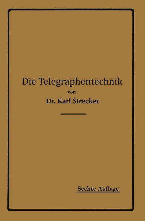 Produktbild: Die Telegraphentechnik
