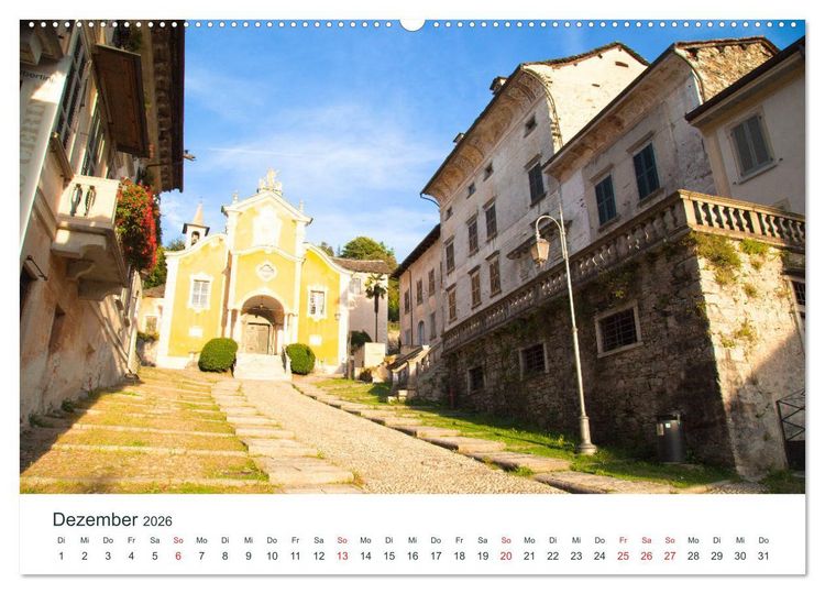 Produktbild: Mediterraneo - Lago di Como, Lago Maggiore, Lago d'Orta (Wandkalender 2026 DIN A2 quer), CALVENDO Monatskalender