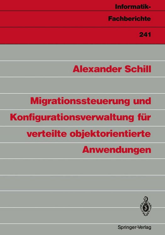 Produktbild: Migrationssteuerung und Konfigurationsverwaltung f&uuml;r verteilte objektorientierte Anwendungen