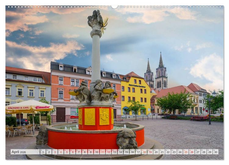 Produktbild: Oschatz Impressionen (Wandkalender 2026 DIN A2 quer), CALVENDO Monatskalender
