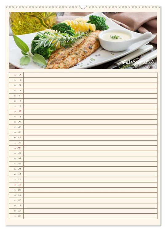 Produktbild: Guten Appetit (Wandkalender 2026 DIN A2 hoch), CALVENDO Monatskalender