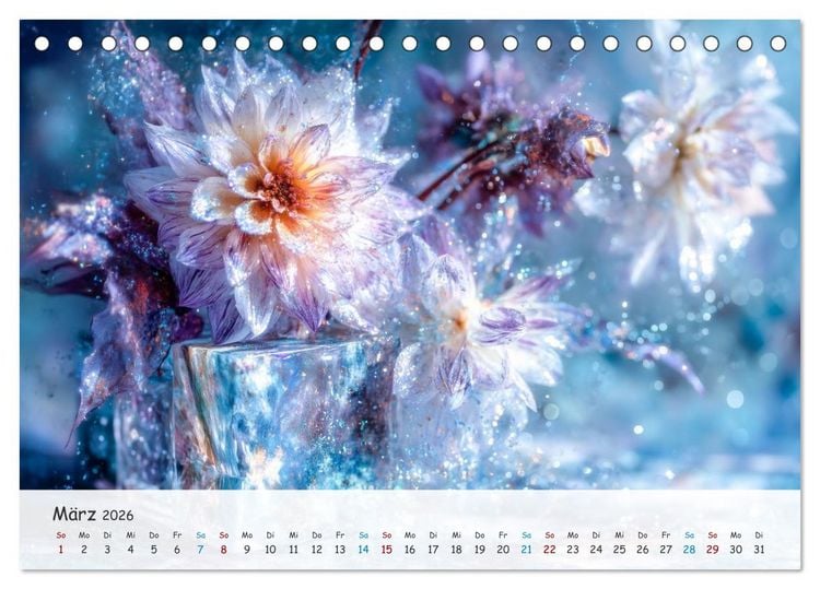 Produktbild: Florale Kompositionen (Tischkalender 2026 DIN A5 quer), CALVENDO Monatskalender