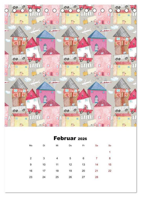 Produktbild: MUSTERMACKE (Tischkalender 2026 DIN A5 hoch), CALVENDO Monatskalender