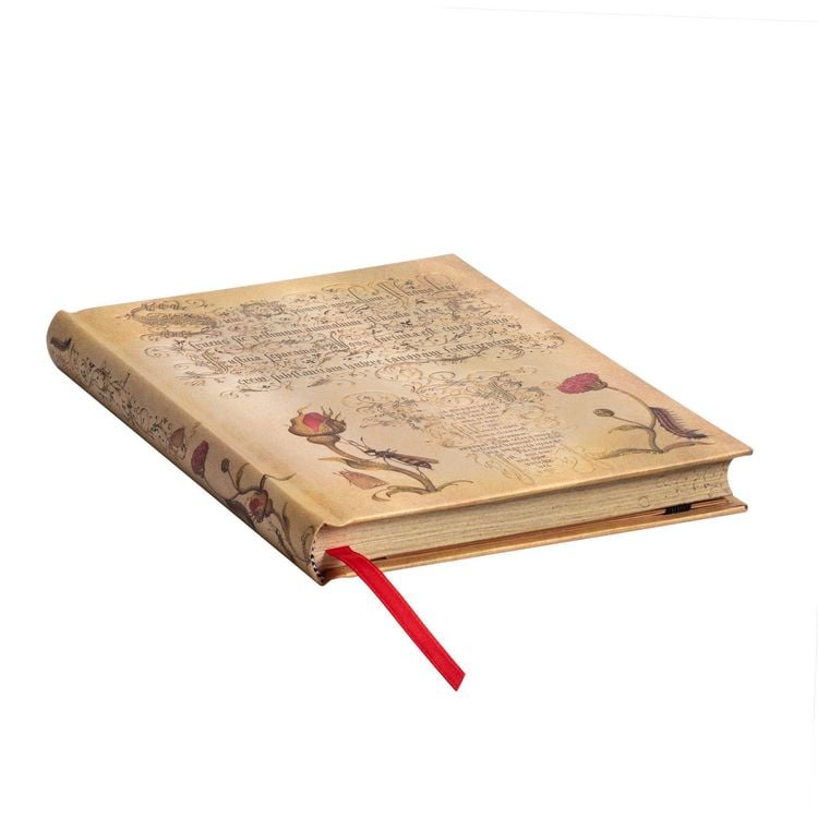 Produktbild: Hardcover Notizbuch Fl&auml;mische Rose, Midi, Liniert