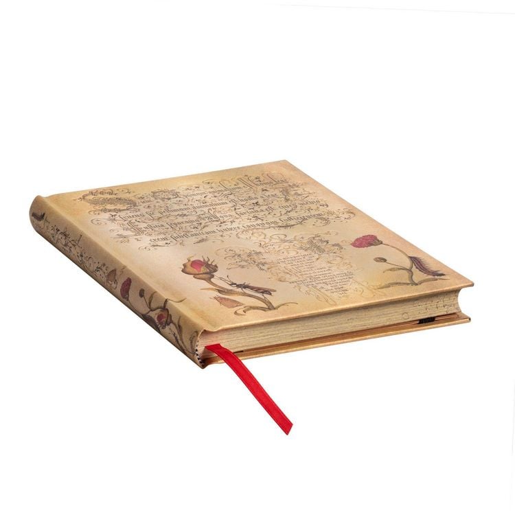 Produktbild: Hardcover Notizbuch Fl&auml;mische Rose, Midi, Unliniert