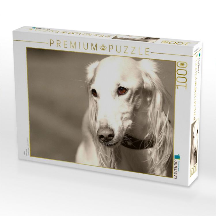 Produktbild: CALVENDO Puzzle Saluki | 1000 Teile Lege-Gr&ouml;&szlig;e 64x48cm Foto-Puzzle f&uuml;r gl&uuml;ckliche Stunden