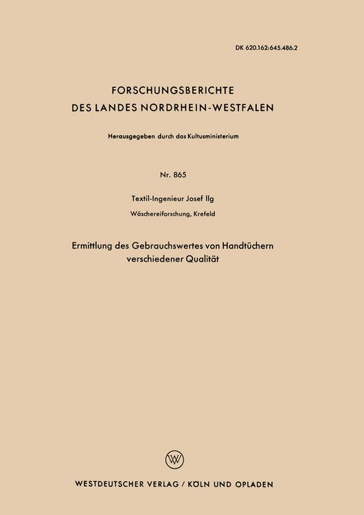 Produktbild: Ermittlung des Gebrauchswertes von Handt&uuml;chern verschiedener Qualit&auml;t