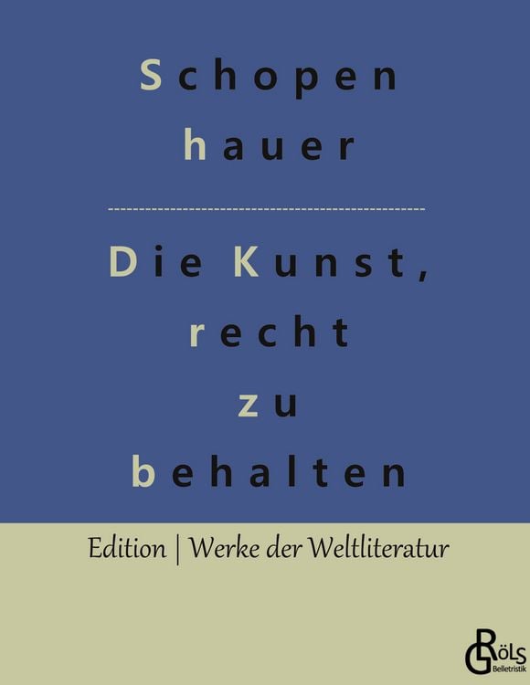 Produktbild: Die Kunst, recht zu behalten