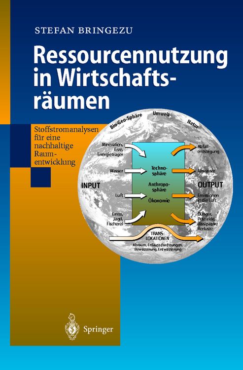 Produktbild: Ressourcennutzung in Wirtschaftsr&auml;umen