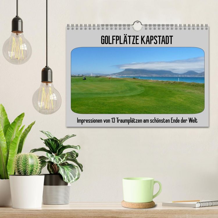 Produktbild: Golfpl&auml;tze Kapstadt (Wandkalender 2026 DIN A4 quer), CALVENDO Monatskalender