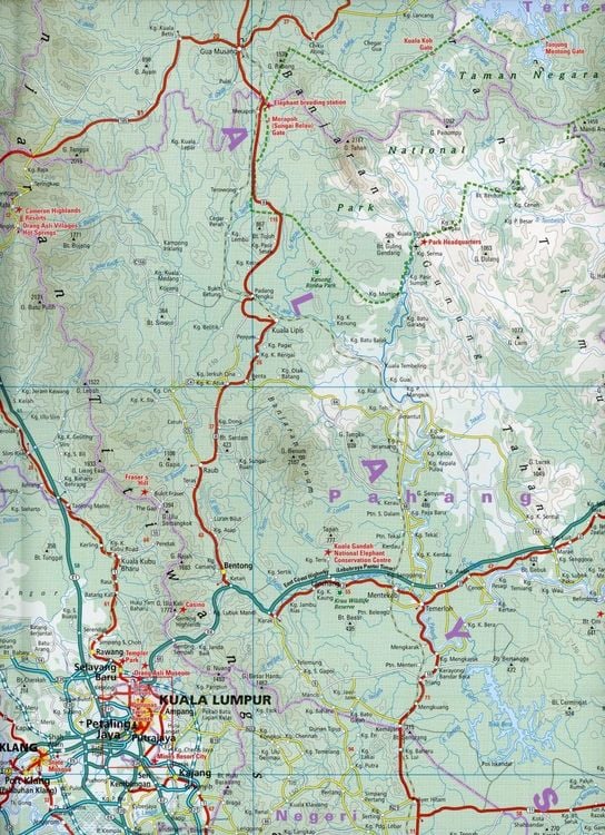 Produktbild: Reise Know-How Landkarte Malaysia (West 1:800.000 / Ost 1:1.100.000)