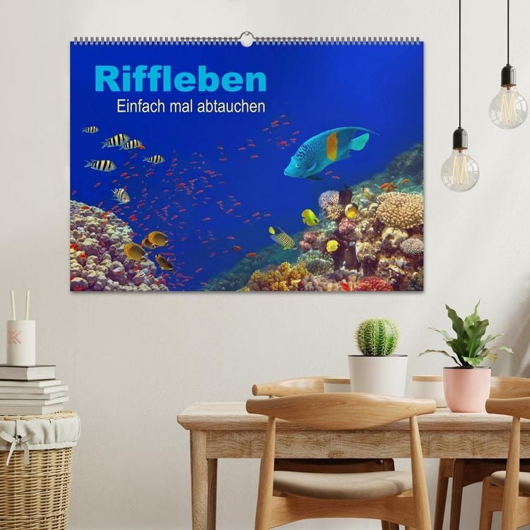Produktbild: Riffleben - Einfach mal abtauchen (Wandkalender 2026 DIN A2 quer), CALVENDO Monatskalender