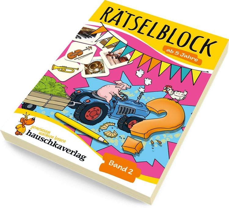 Rätselblock ab 5 Jahre - Band 2