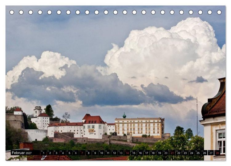 Produktbild: Pittoreskes Passau (Tischkalender 2027 DIN A5 quer), CALVENDO Monatskalender