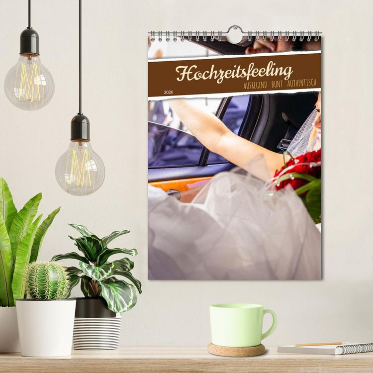 Produktbild: Hochzeitsfeeling (Wandkalender 2026 DIN A4 hoch), CALVENDO Monatskalender