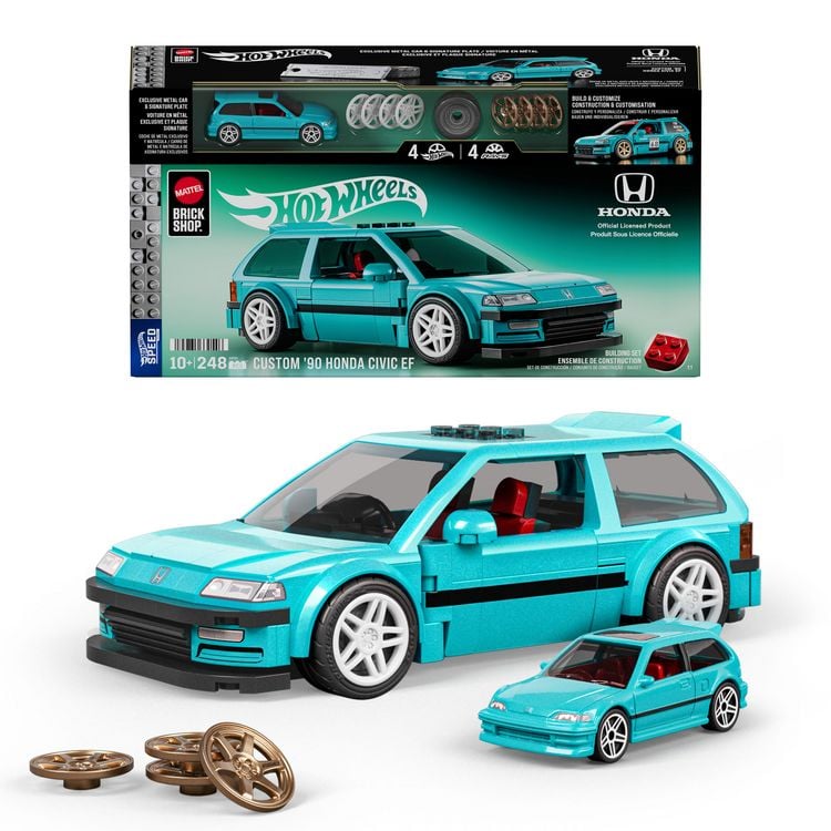 Produktbild: Mattel Brick Shop Hot Wheels Speed Honda 2