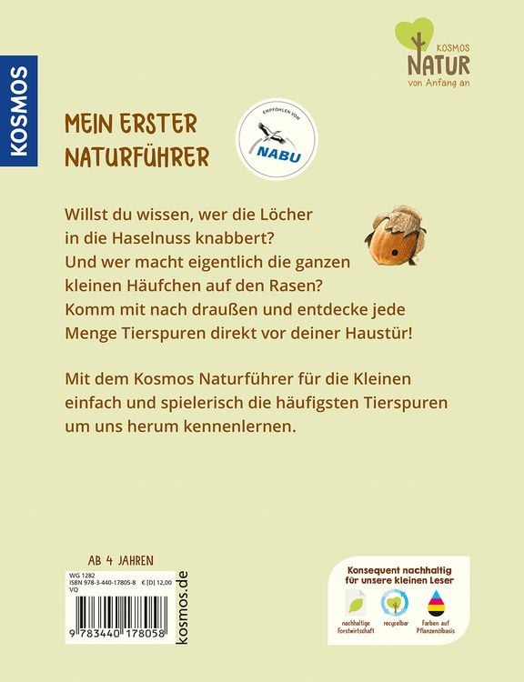 Mein erster Naturführer, Welche Tierspur ist das?