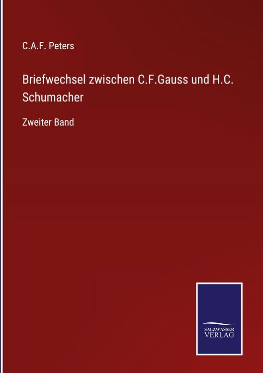 Produktbild: Briefwechsel zwischen C.F.Gauss und H.C. Schumacher