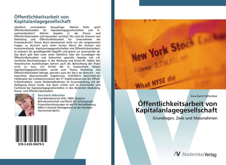 Produktbild: &Ouml;ffentlichkeitsarbeit von Kapitalanlagegesellschaft