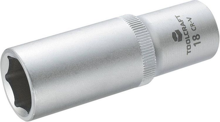 Produktbild: TOOLCRAFT 816183 Au&szlig;en-Sechskant Steckschl&uuml;sseleinsatz 18mm 1/2\" (12.5 mm)