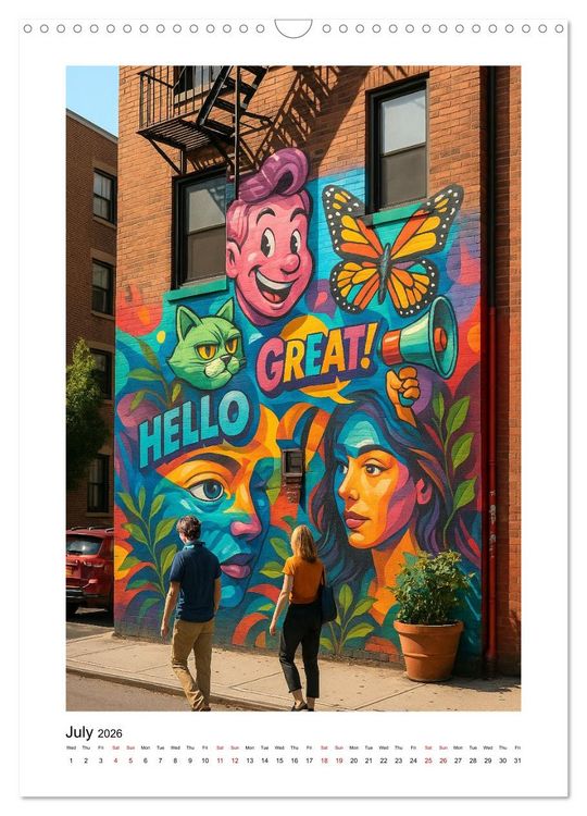 Produktbild: Facades tell Stories (Wall Calendar 2026 DIN A3 portrait), CALVENDO 12 Month Wall Calendar