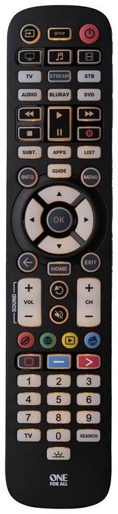 Produktbild: One For All URC 3661 Universal Fernbedienung Schwarz