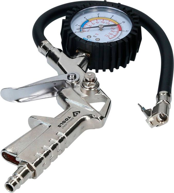 Produktbild: Brilliant Tools Reifenf&uuml;llmesser, 0-16 bar BT691019