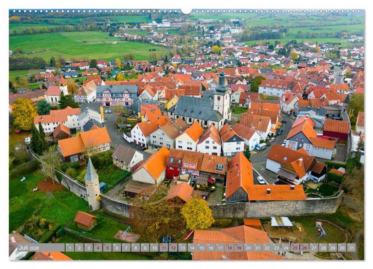 Produktbild: Ein Blick auf Herbstein (hochwertiger Premium Wandkalender 2026 DIN A2 quer), Kunstdruck in Hochglanz