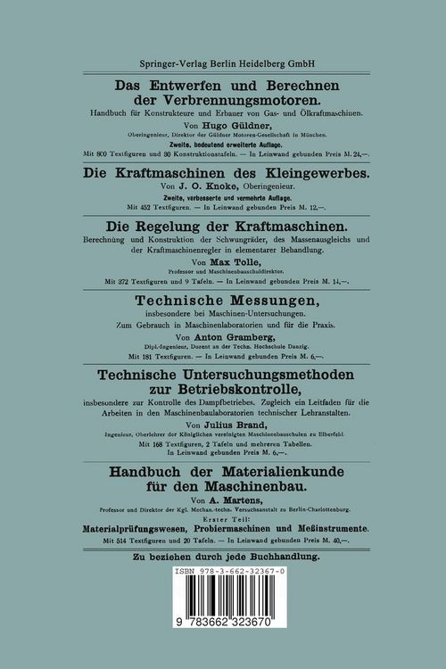 Produktbild: Die K&ouml;niglich Preu&szlig;ischen Maschinenbauschulen ihre Ziele und ihre Berechtigungen, sowie ihre Bedeutung f&uuml;r die Erziehung und wirtschaftliche F&ouml;rderung