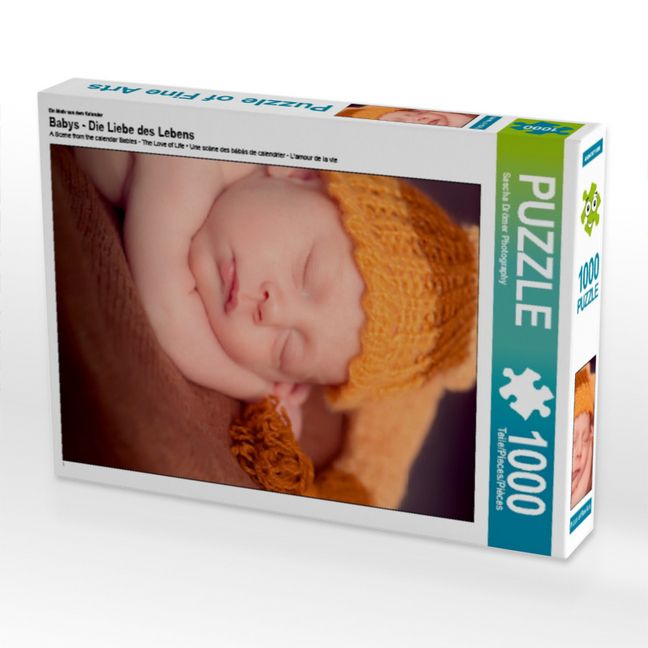 Produktbild: CALVENDO Puzzle Ein Motiv aus dem Kalender Babys - Die Liebe des Lebens | 1000 Teile Lege-Gr&ouml;&szlig;e 64x48cm Foto-Puzzle f&uuml;r gl&uuml;ckliche Stunden
