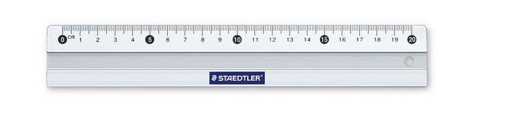 Produktbild: STAEDTLER Lineal Aluminium/Metal 20 cm