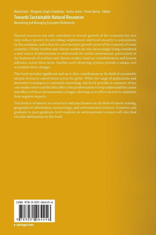 Produktbild: Towards Sustainable Natural Resources