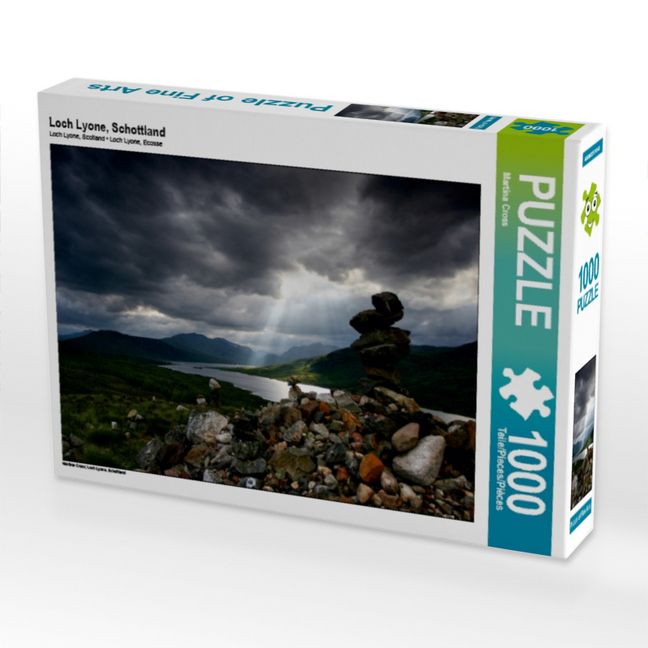 Produktbild: CALVENDO Puzzle Loch Lyone, Schottland | 1000 Teile Lege-Gr&ouml;&szlig;e 64x48cm Foto-Puzzle f&uuml;r gl&uuml;ckliche Stunden