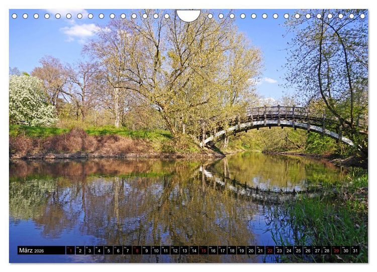 Produktbild: Fr&uuml;hling in Magdeburg (Wandkalender 2026 DIN A4 quer), CALVENDO Monatskalender