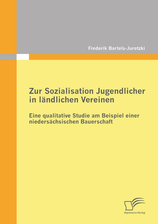 Produktbild: Zur Sozialisation Jugendlicher in l&auml;ndlichen Vereinen: Eine qualitative Studie am Beispiel einer nieders&auml;chsischen Bauerschaft