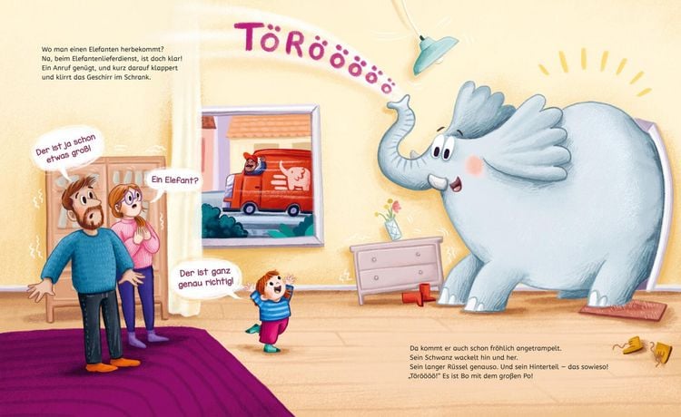 Produktbild: Tilly und Bo, mit dem gro&szlig;en Po