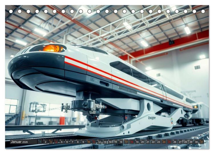 Produktbild: Magnetschwebetechnik (Tischkalender 2026 DIN A5 quer), CALVENDO Monatskalender