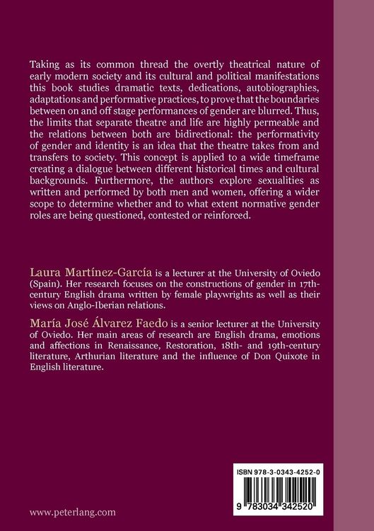 Produktbild: (Re)defining gender in early modern English drama