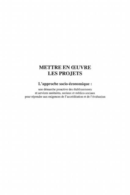 Produktbild: Mettre En ?'uvre Les Projets